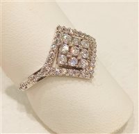 Anello Vidali Gioielli Donna in Oro bianco ANOR-7-34 - ANOR-7-34